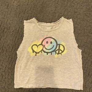 Girls Flowers by Zoe tank top